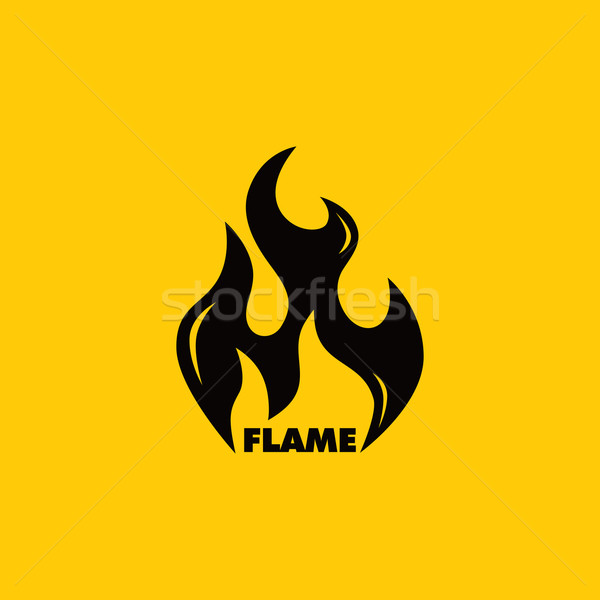 Brand brandwond hot vector kunst illustratie Stockfoto © vector1st