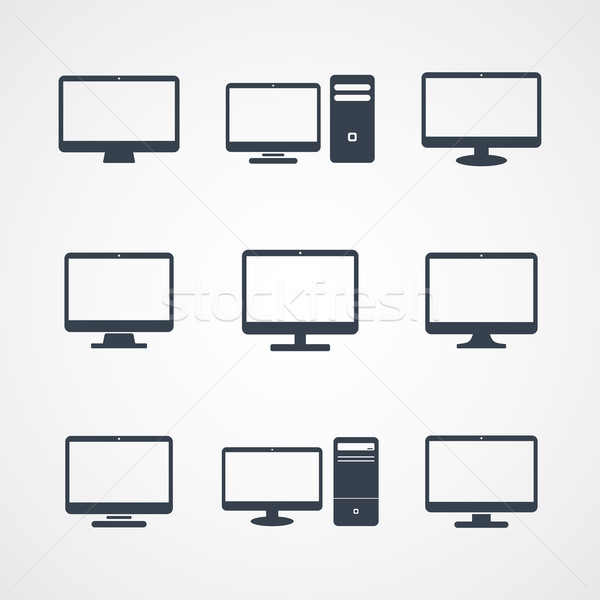 desktop computer screen Stock photo © vector1st