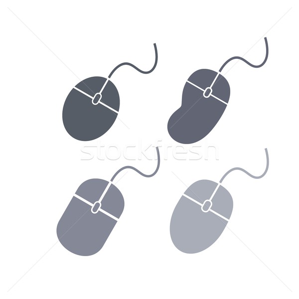 Mouse del computer vettore arte grafica illustrazione business Foto d'archivio © vector1st