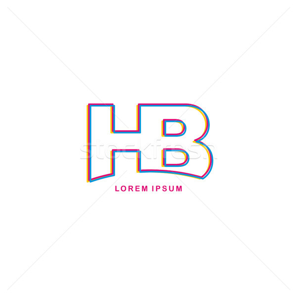 initial letter brand logo template logotype Stock photo © vector1st