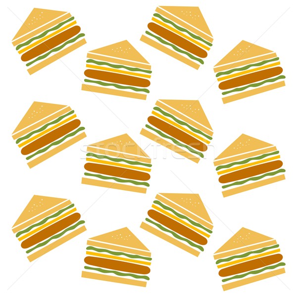 sandwich pattern Stock photo © vector1st