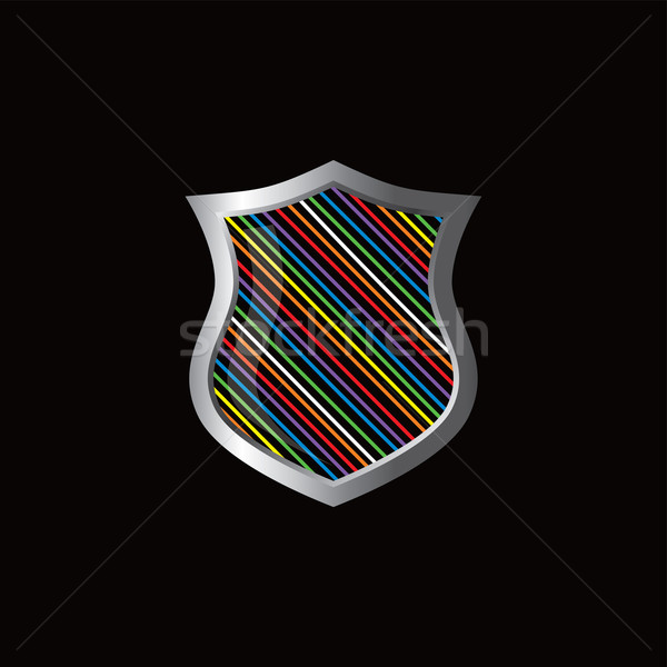 rainbow theme protector shield Stock photo © vector1st