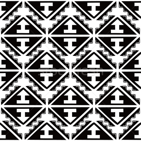 Ureinwohner ethnischen Vektor Kunst Illustration Stock foto © vector1st