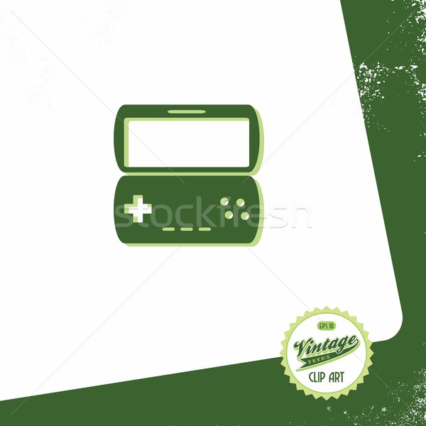 Juego consolar vector gráfico arte Foto stock © vector1st