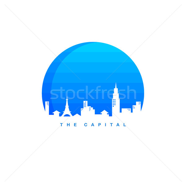 big city real estate realty logo template Stock photo © vector1st
