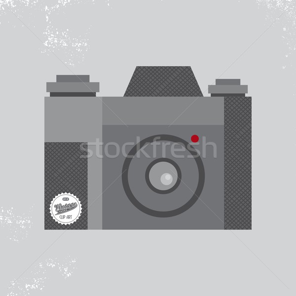 Mediów interfejs kamery wektora graficzne sztuki Zdjęcia stock © vector1st