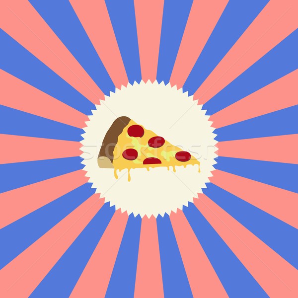 Zdjęcia stock: żywności · pić · pizza · graficzne · sztuki · restauracji