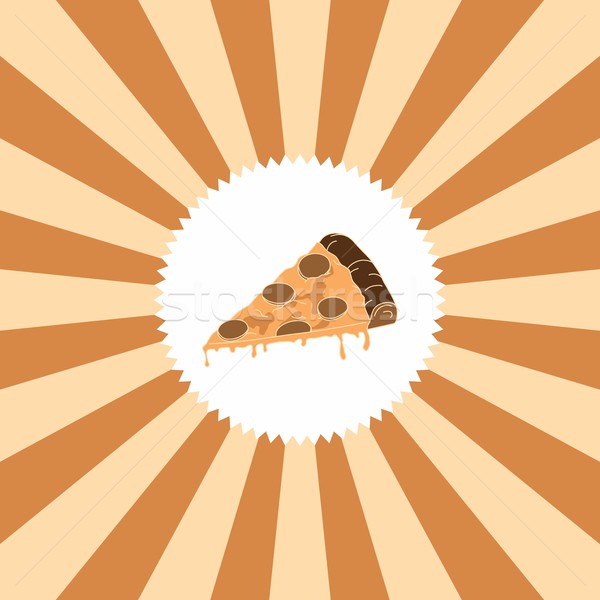 food and drink theme pizza Stock photo © vector1st