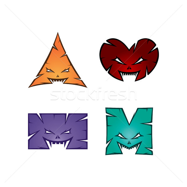 monster character sign symbol Stock photo © vector1st