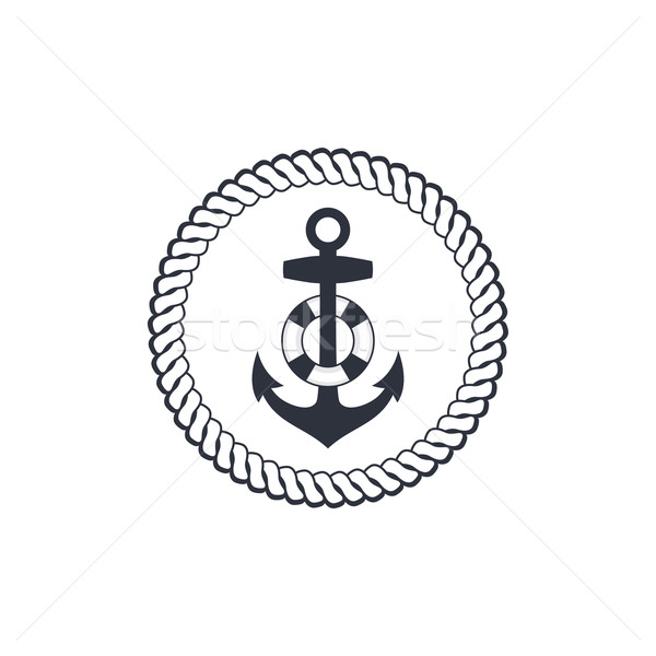 Stock photo: sailor anchor theme