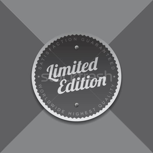 Label sticker vector grafische kunst Stockfoto © vector1st