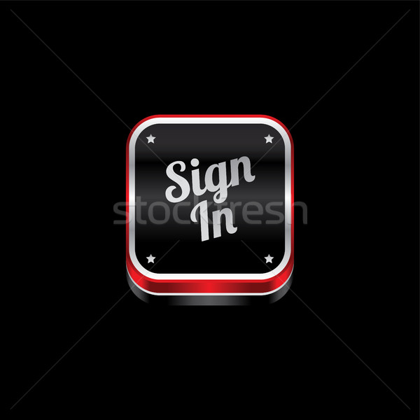 Website Metall Platte Symbol Taste Vektor Stock foto © vector1st