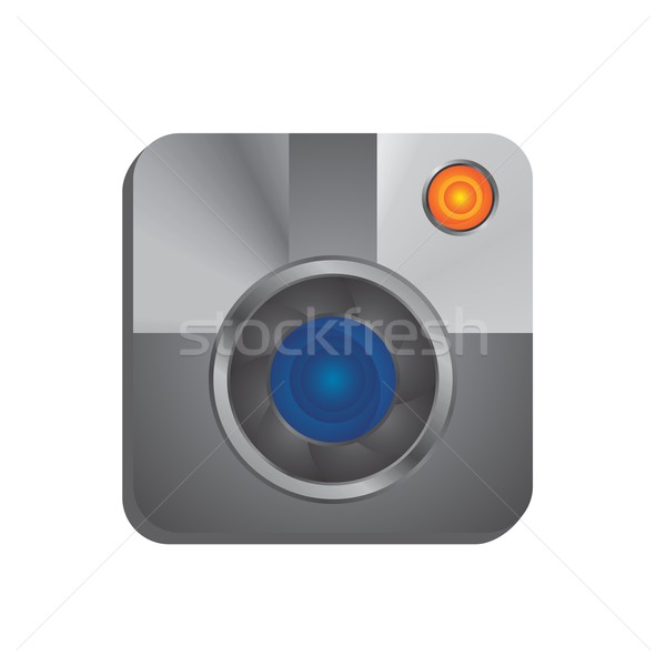 Medien Schnittstelle Kamera Vektor Grafik Kunst Stock foto © vector1st