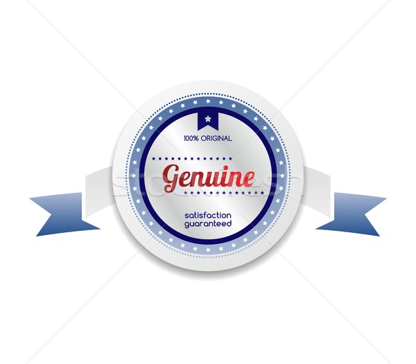 genuine product sale and quality label sticker Stock photo © vector1st