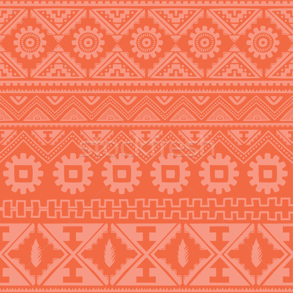 bright pink native american ethnic pattern Stock photo © vector1st