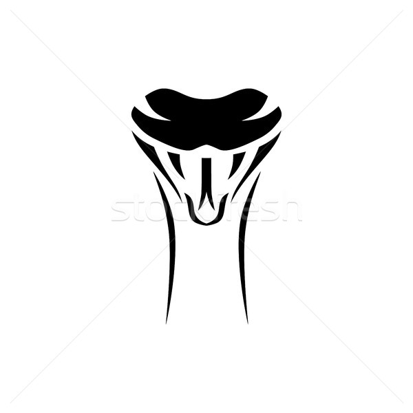 Węża podpisania symbol ikona logo Zdjęcia stock © vector1st