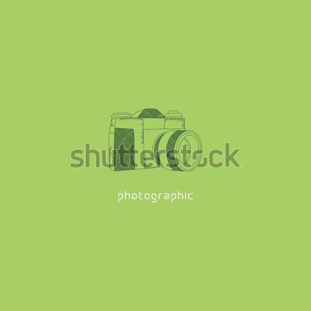 相機 向量 圖形 藝術 設計 插圖 商業照片 © vector1st