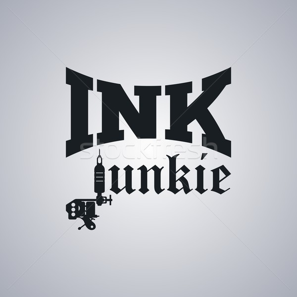 tattoo machine theme Stock photo © vector1st