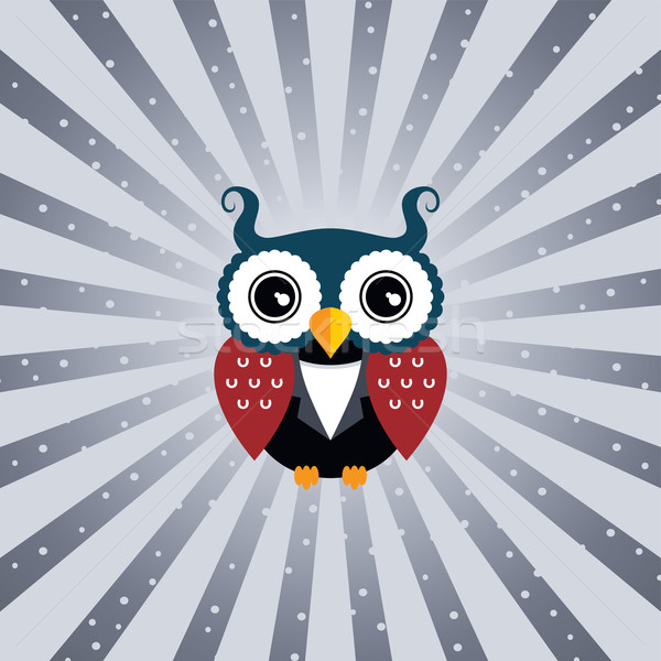 Stock photo: owl art theme