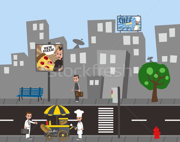 食品 喝 漫畫 向量 圖形 藝術 商業照片 © vector1st