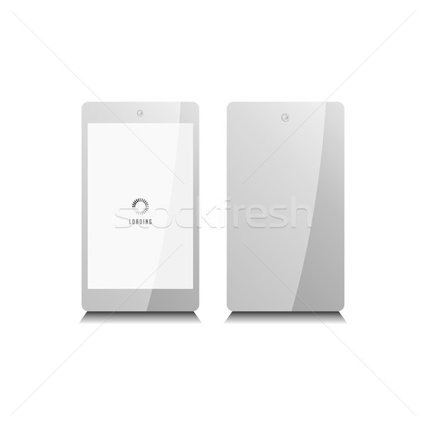Tableta multimedia electrónico dispositivo vector Foto stock © vector1st