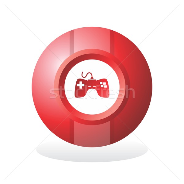 Bouton icône art vecteur graphique design [[stock_photo]] © vector1st
