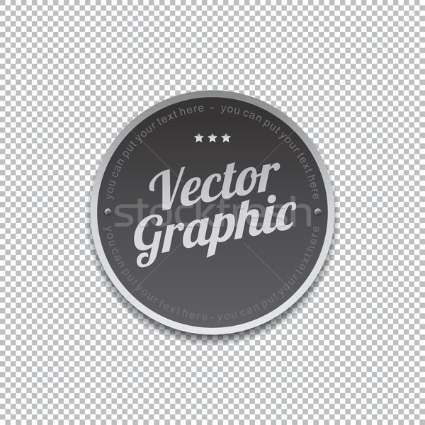 Label Aufkleber editierbar Vektor Grafik Kunst Stock foto © vector1st