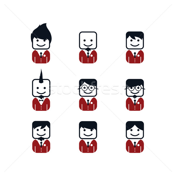 man avatar with formal suit Stock photo © vector1st