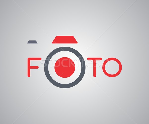 Aparat foto vector grafic artă proiect ilustrare Imagine de stoc © vector1st