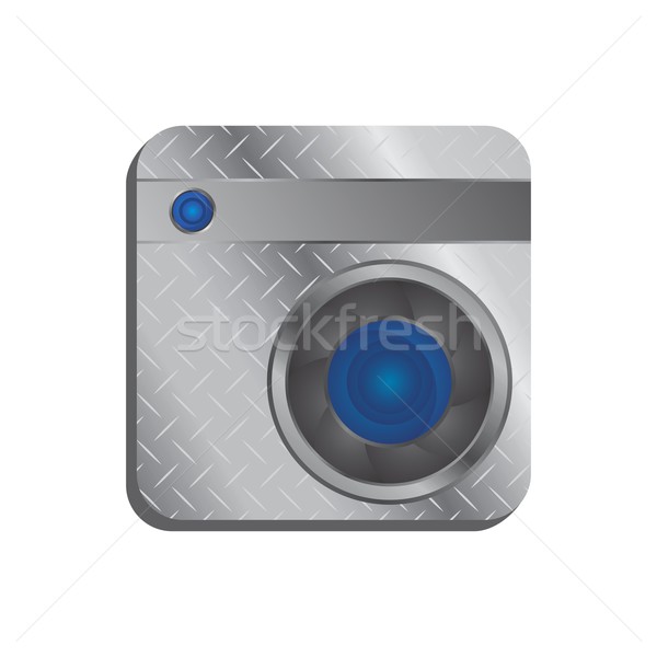 Medien Schnittstelle Kamera Vektor Grafik Kunst Stock foto © vector1st
