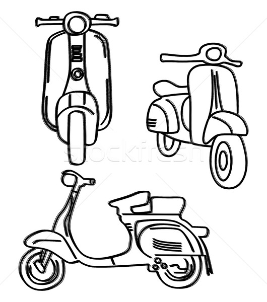 motorcycle theme Stock photo © vector1st