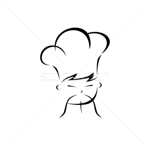 oriental master chef theme vector logo Stock photo © vector1st