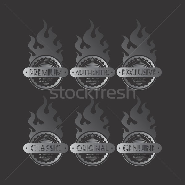 Etiqueta etiqueta vector gráfico arte Foto stock © vector1st