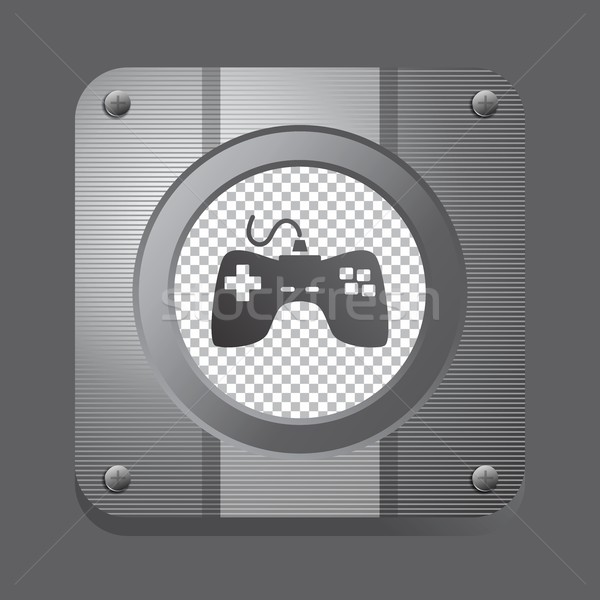 Ikon düğme vektör grafik sanat Stok fotoğraf © vector1st