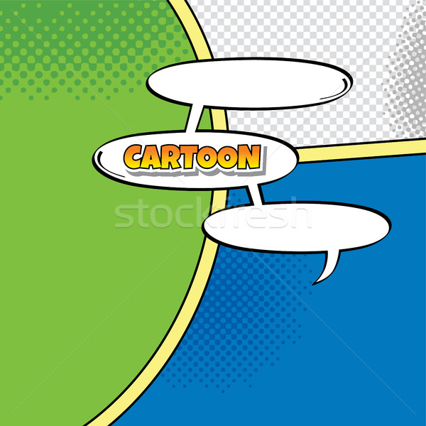 漫畫 模板 向量 藝術 插圖 商業照片 © vector1st