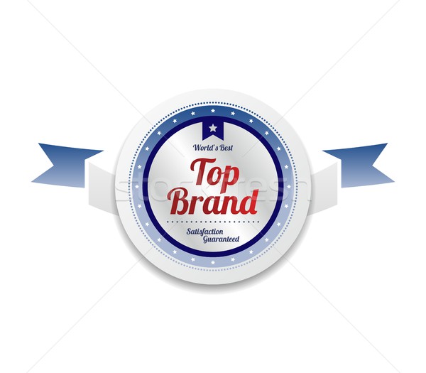 top brand product sale and quality label sticker Stock photo © vector1st