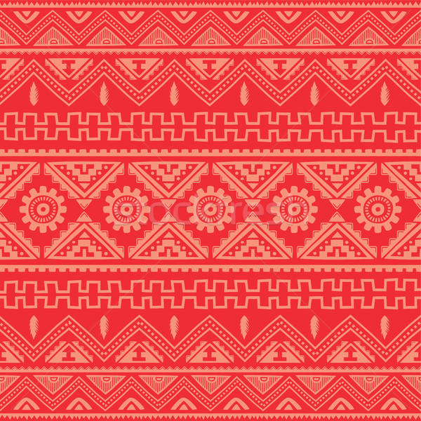 Cool rosa Ureinwohner ethnischen Muster Stock foto © vector1st