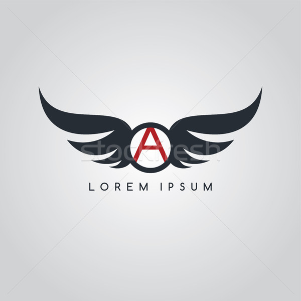 aviator symbol logo logotype theme Stock photo © vector1st