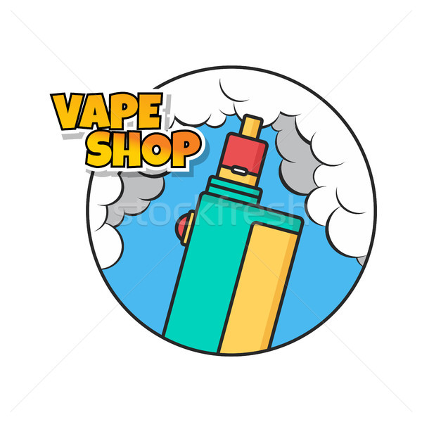 vaporizer electric cigarette vapor mod - vape life Stock photo © vector1st