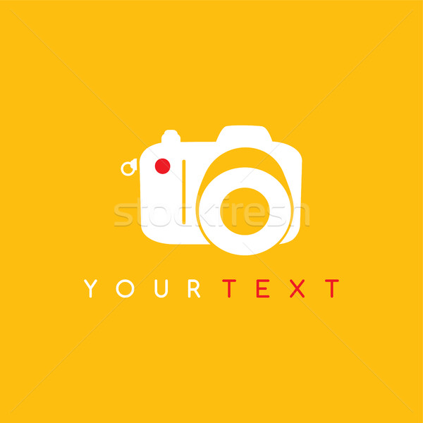 Foto stock: Fotografia · logotipo · câmera · vetor · arte