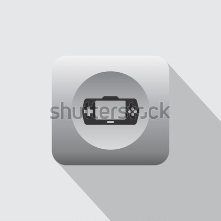 диск икона вектора искусства иллюстрация компьютер Сток-фото © vector1st