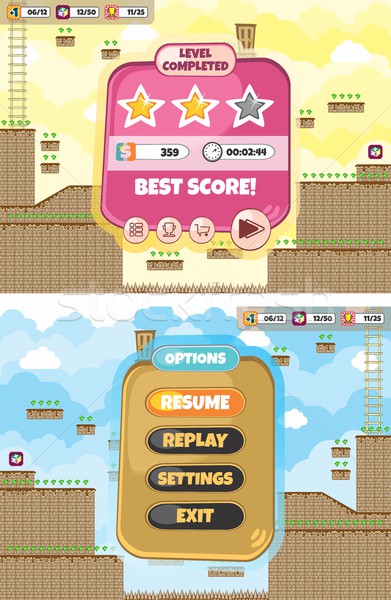 game assets element Stock photo © vector1st