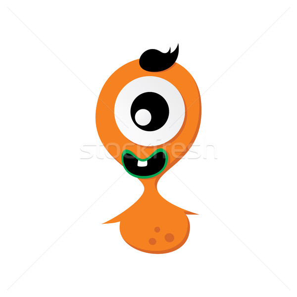 cute adorable ugly scary funny mascot monster Stock photo © vector1st