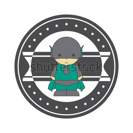 ninja cartoon theme Stock photo © vector1st