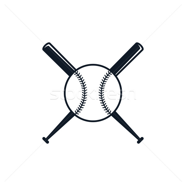 Baseball liga sportu wektora sztuki ilustracja Zdjęcia stock © vector1st