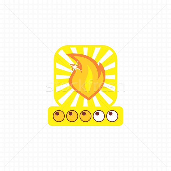 Juego elemento vector arte diseno gráfico Foto stock © vector1st
