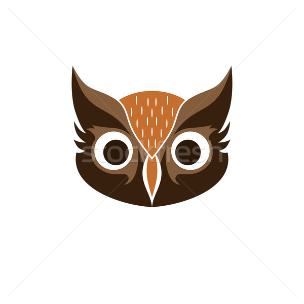 Stock photo: decorative owl art