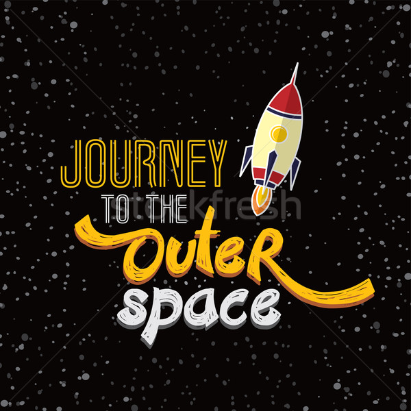 rocket ship launch Stock photo © vector1st