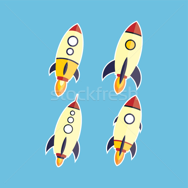 rocket ship launch Stock photo © vector1st