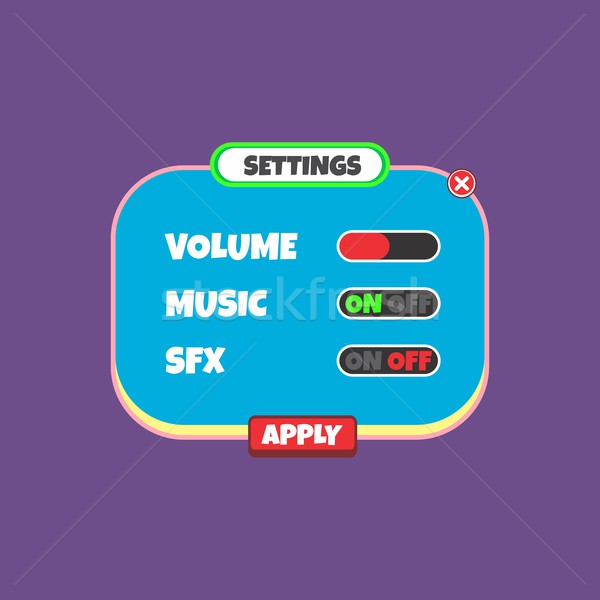 game assets element Stock photo © vector1st